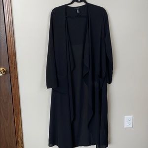 Sheer Black Long Shall/Cover